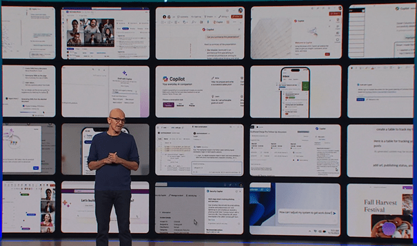 Microsoft Copilot tijdens Ignite 2023