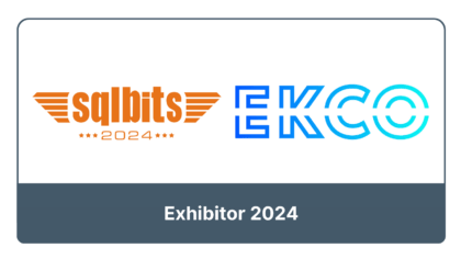 SQLBits Ekco sponsor