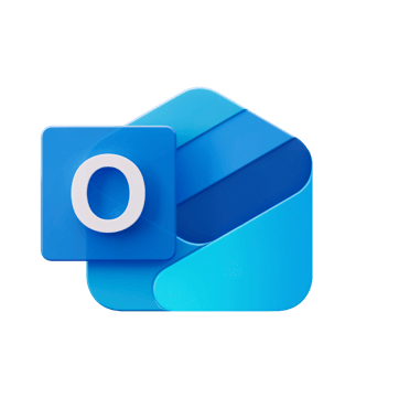 Het logo van Outlook