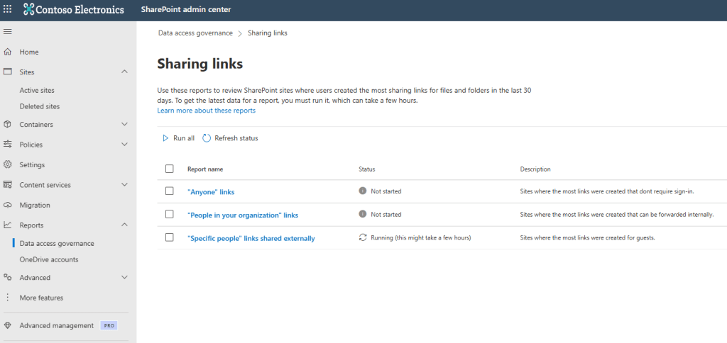 Data Access Governance Reports